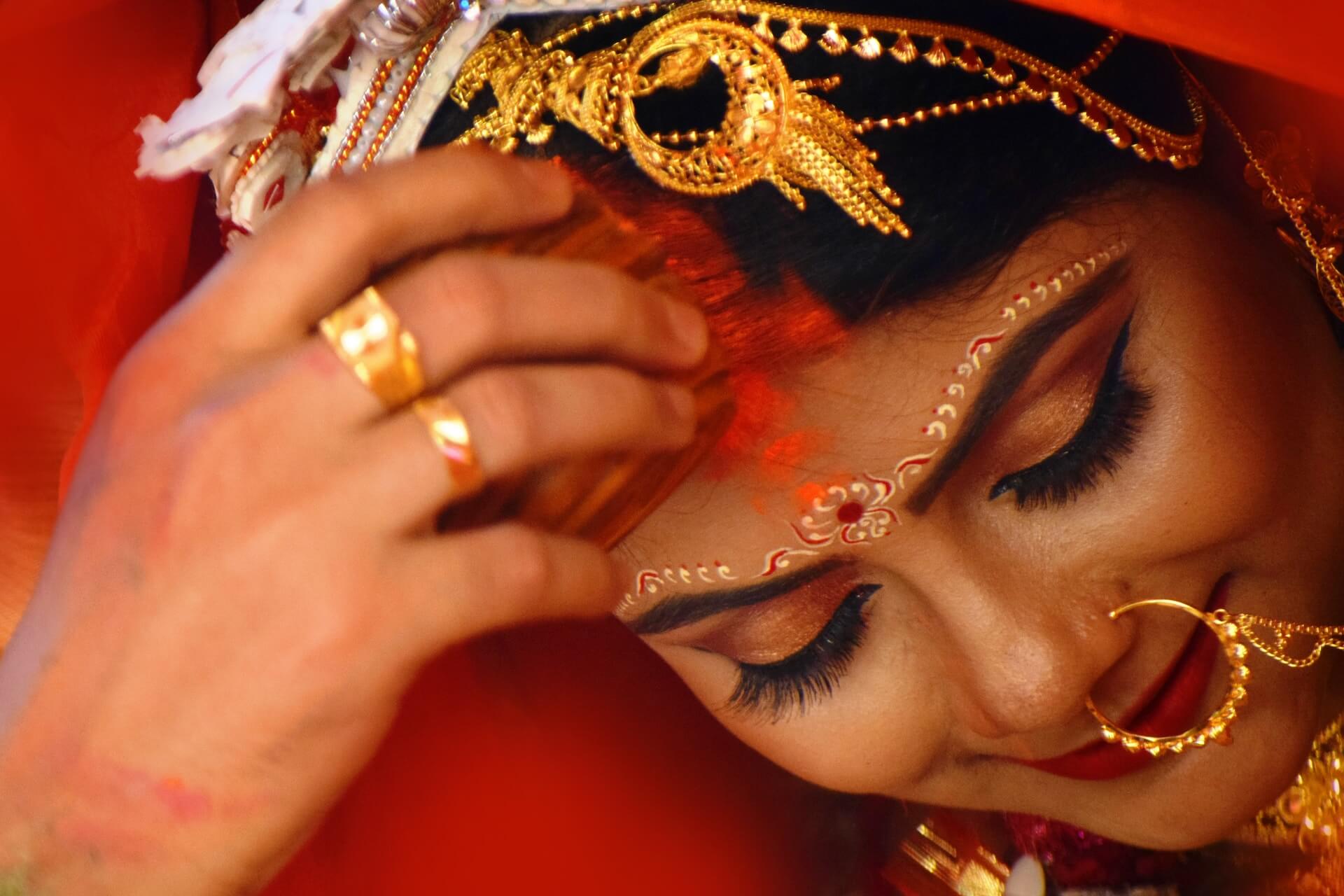 Wedding bride photoshoot