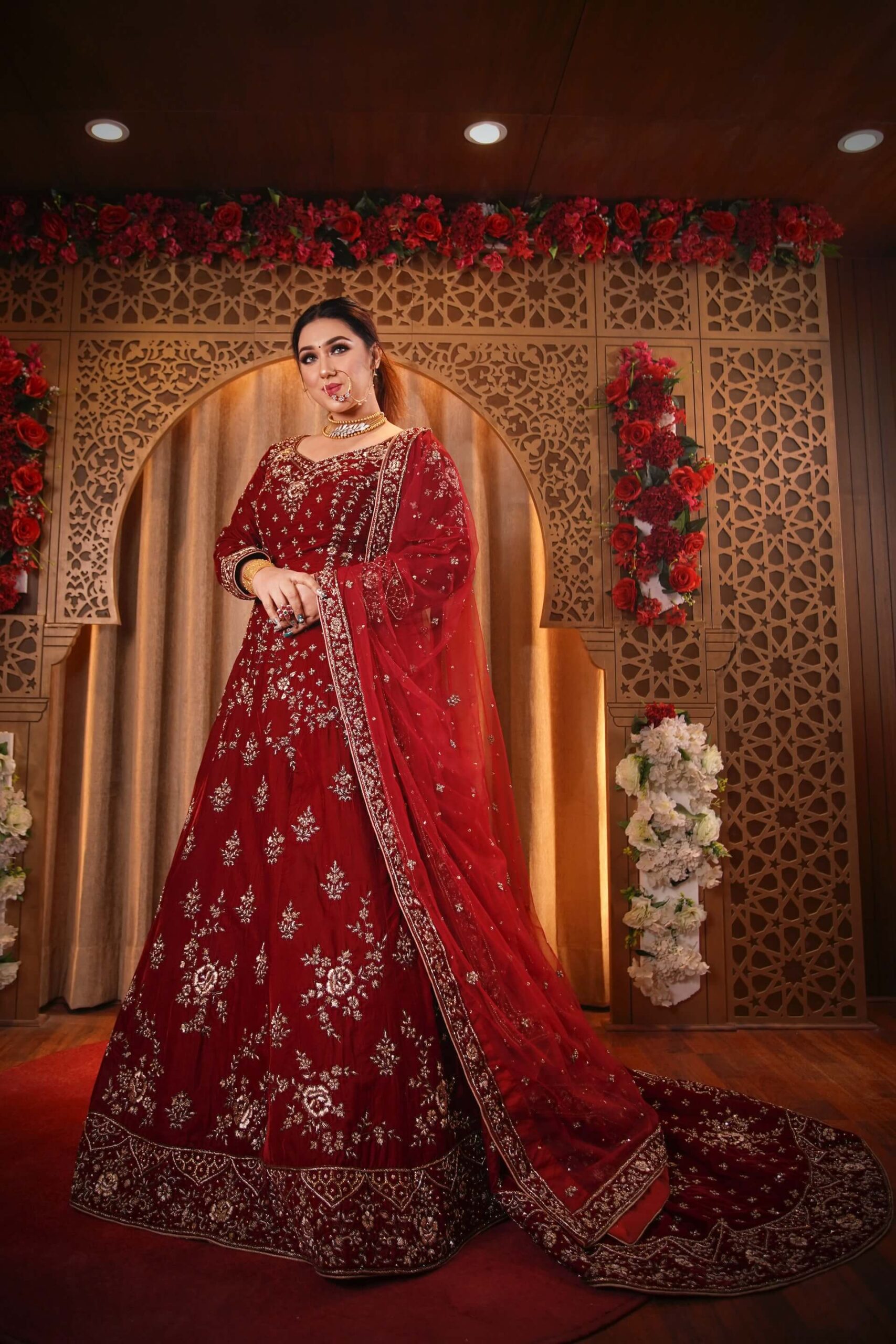 Wedding bride photoshoot